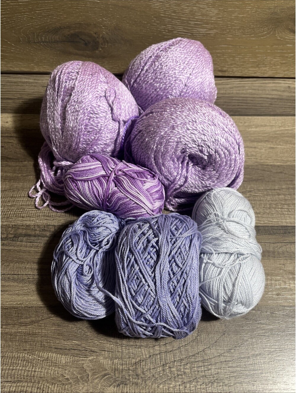 Light Purple/Lilac Yarn Lot